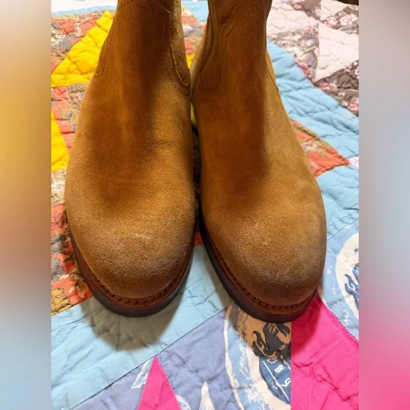 Frye Sawyer Inside Zip Mens Leather Boots:Size 9 - Picture 3 of 16